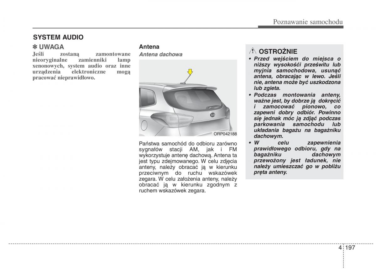 KIA Carens III 3 instrukcja obslugi / page 295