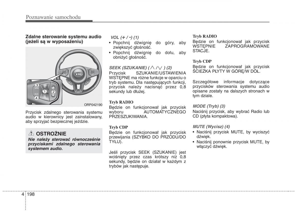 KIA Carens III 3 instrukcja obslugi / page 296