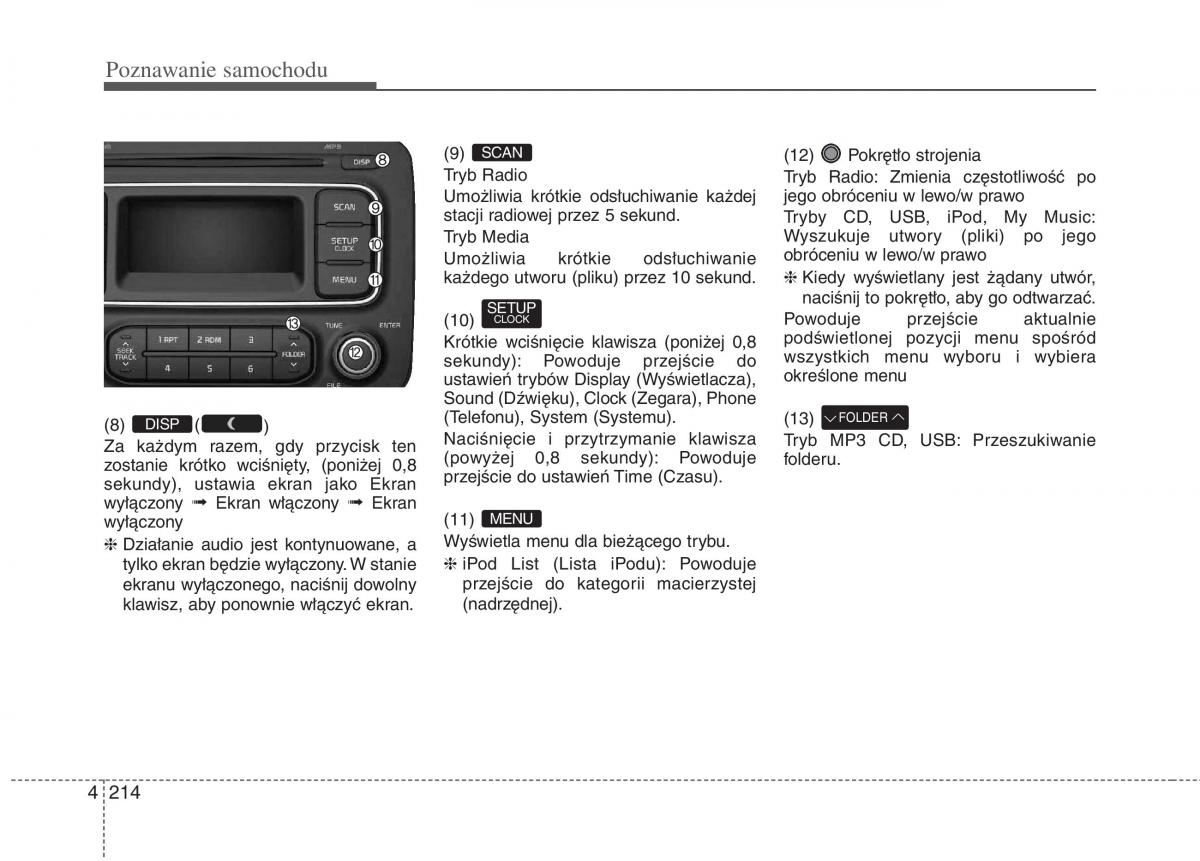 KIA Carens III 3 instrukcja obslugi / page 312