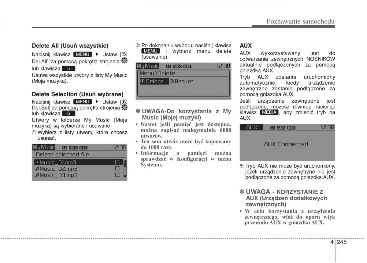 KIA Carens III 3 instrukcja obslugi / page 343