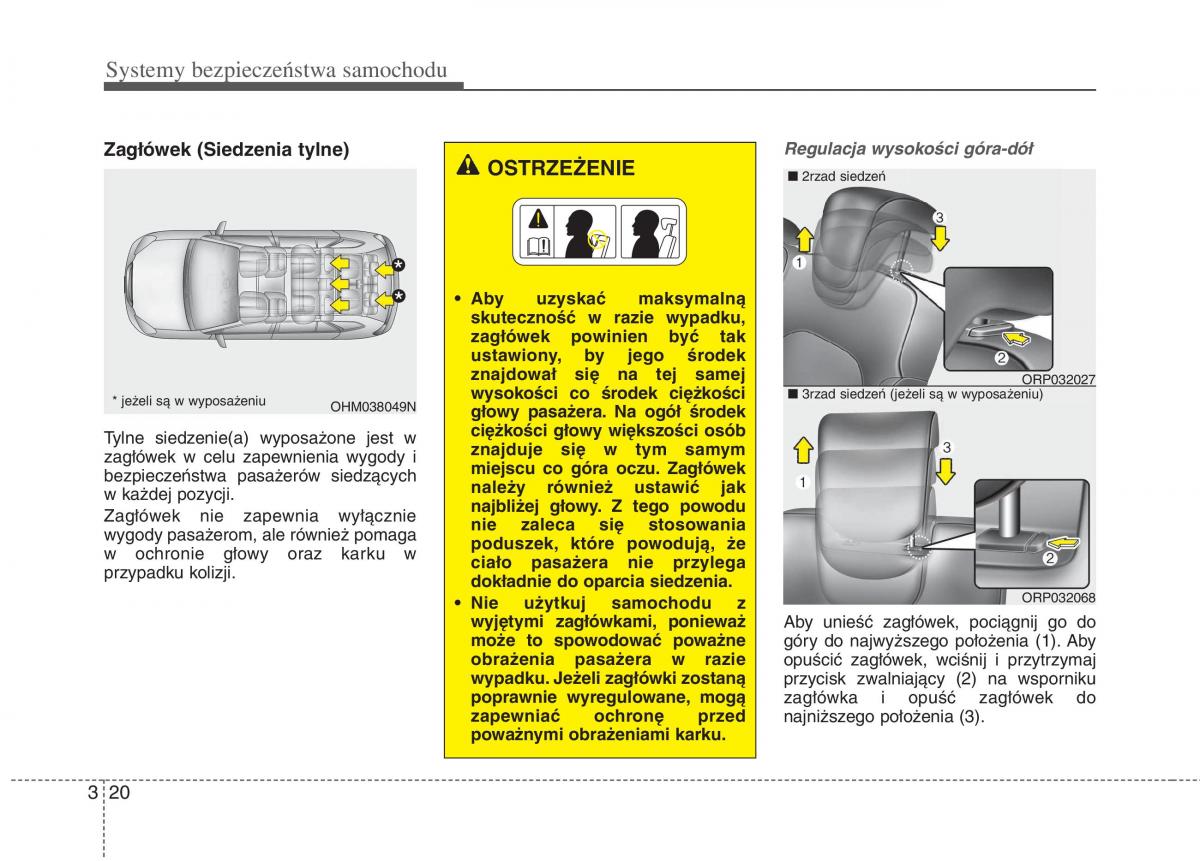 KIA Carens III 3 instrukcja obslugi / page 36