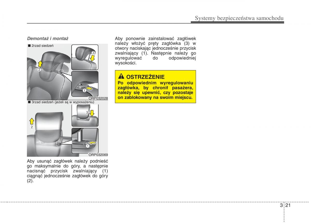 KIA Carens III 3 instrukcja obslugi / page 37