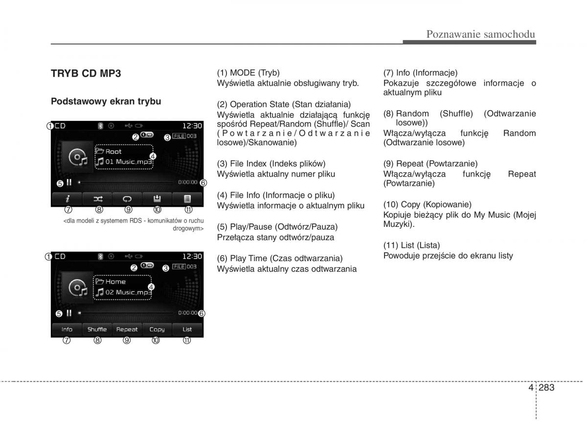 KIA Carens III 3 instrukcja obslugi / page 381