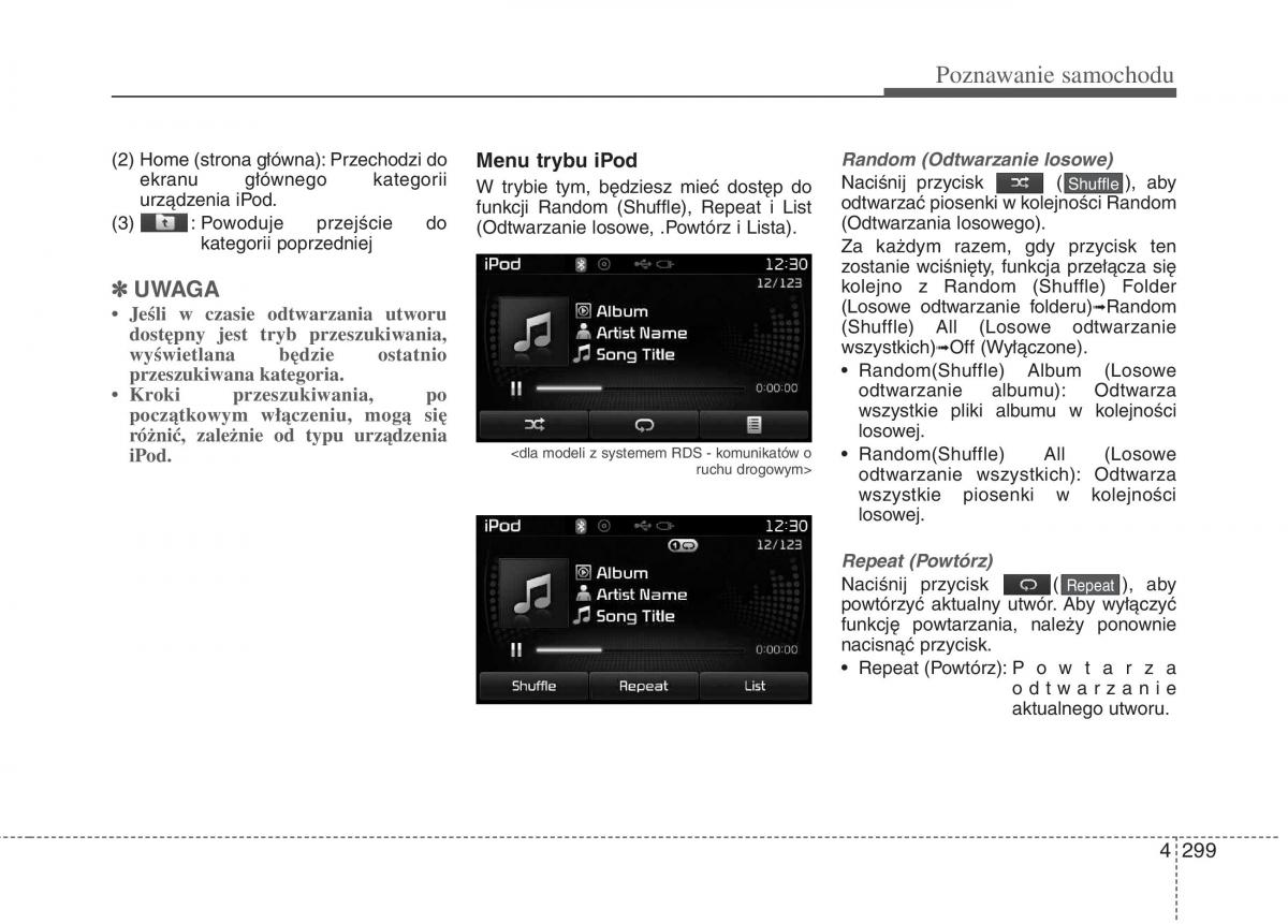 KIA Carens III 3 instrukcja obslugi / page 397