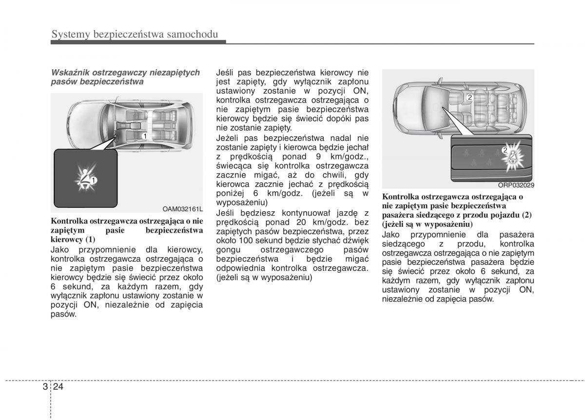 KIA Carens III 3 instrukcja obslugi / page 40