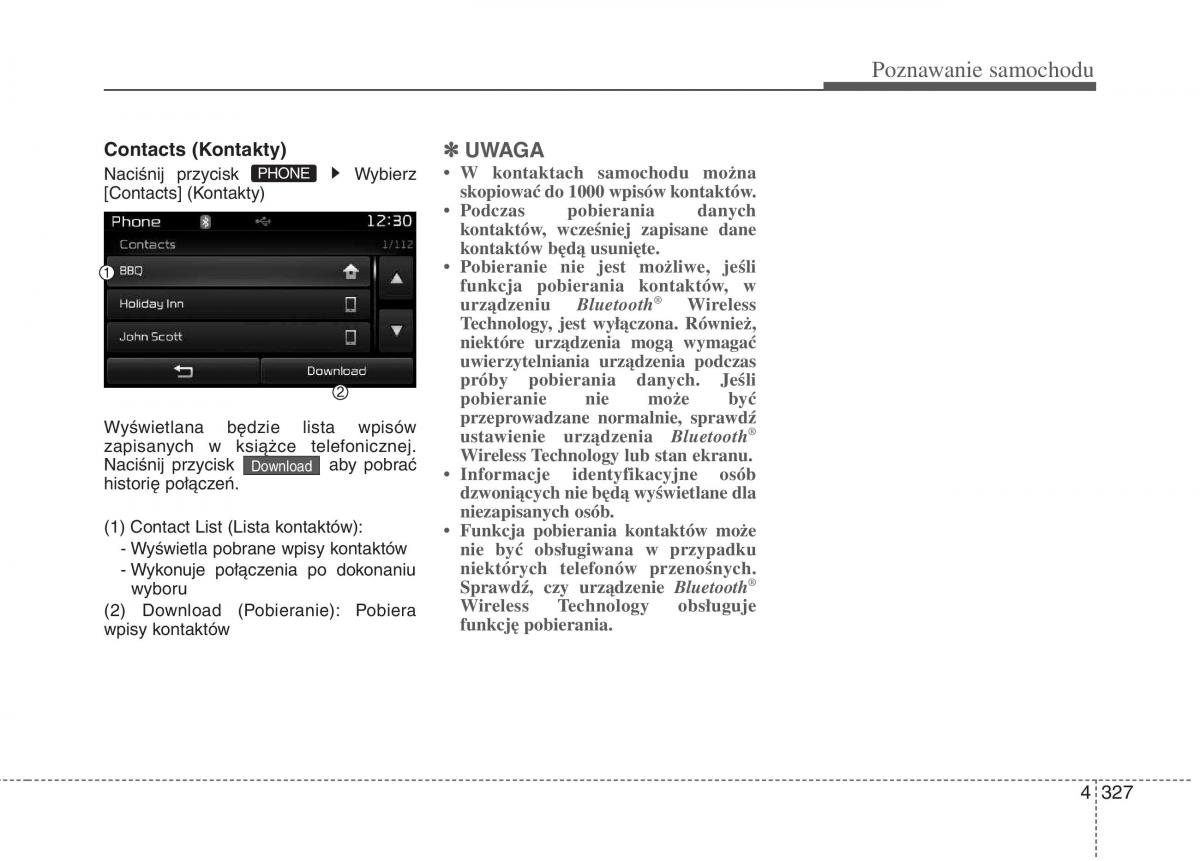 KIA Carens III 3 instrukcja obslugi / page 425