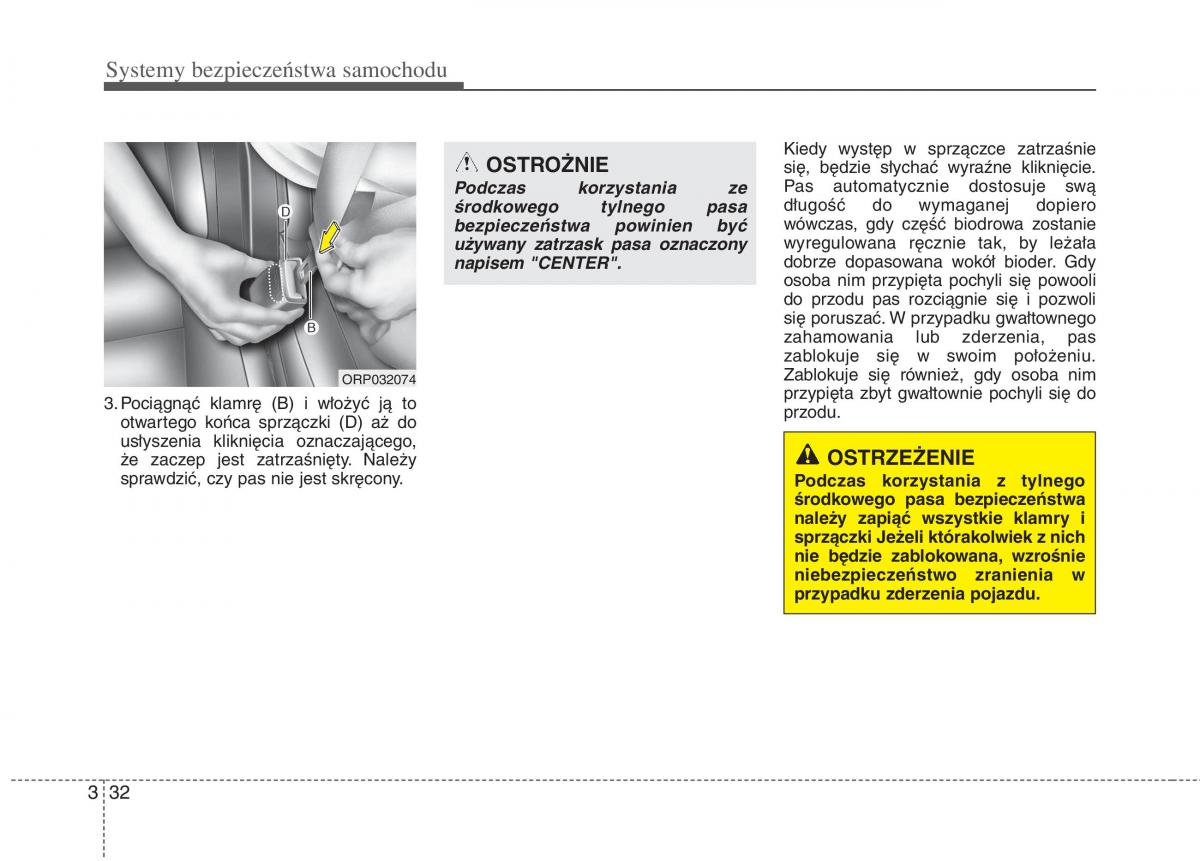 KIA Carens III 3 instrukcja obslugi / page 48