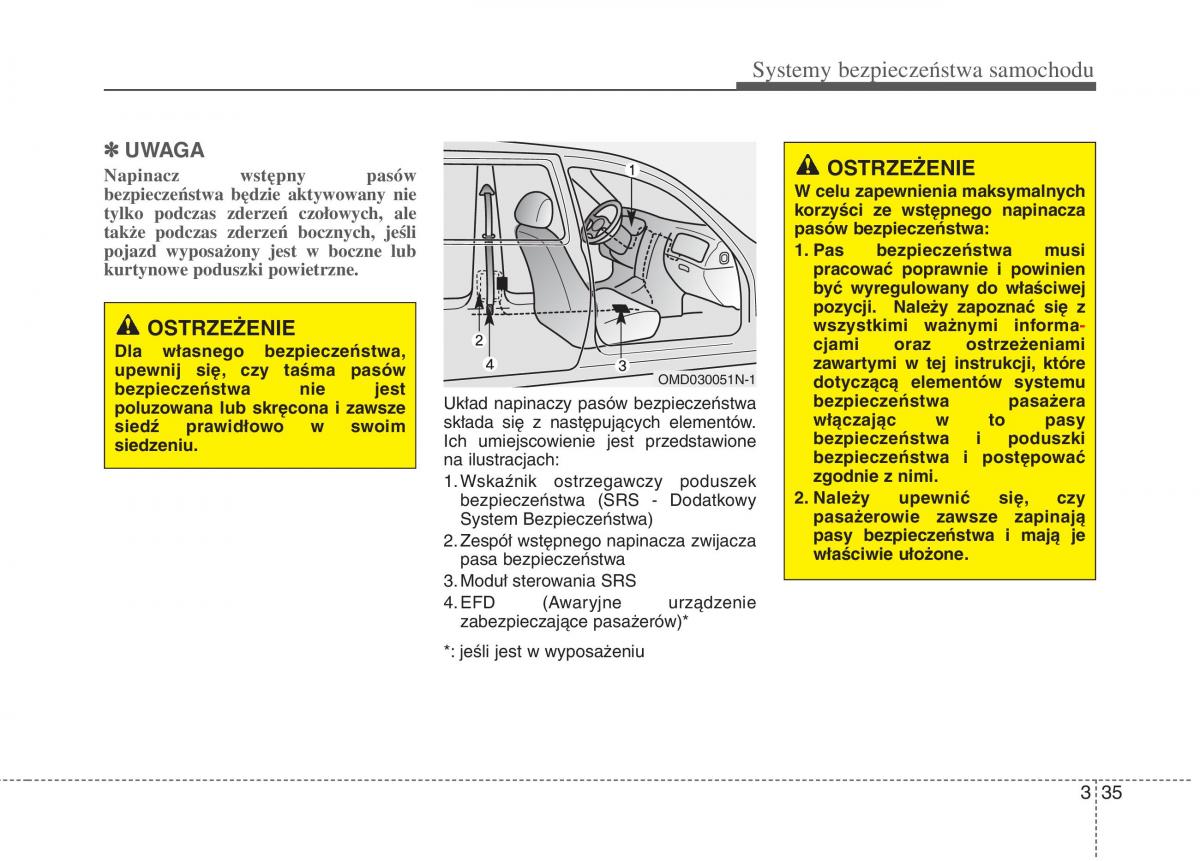 KIA Carens III 3 instrukcja obslugi / page 51