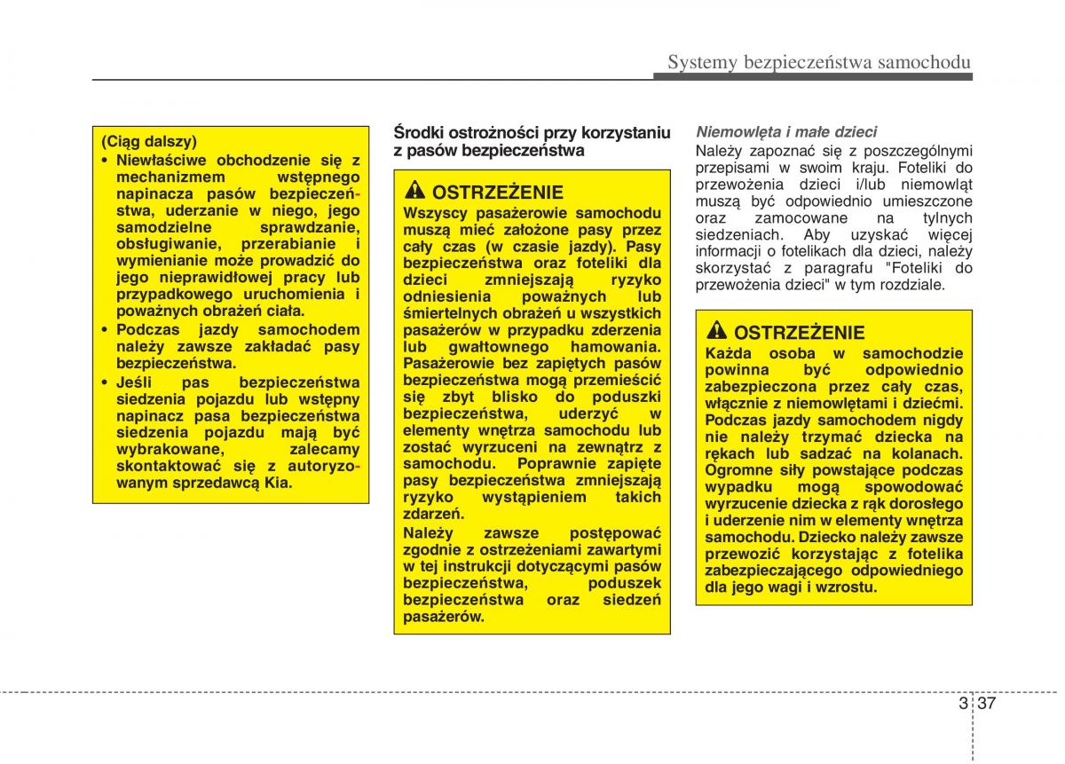 KIA Carens III 3 instrukcja obslugi / page 53