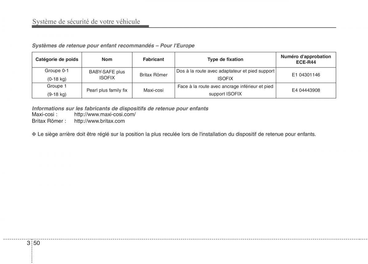 KIA Carens III 3 manuel du proprietaire / page 66