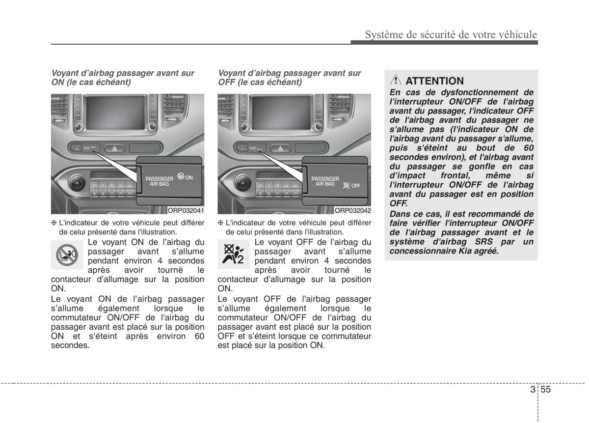 KIA Carens III 3 manuel du proprietaire / page 71