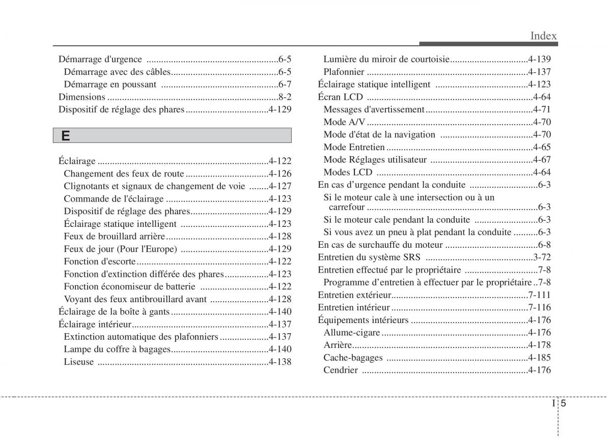 KIA Carens III 3 manuel du proprietaire / page 711