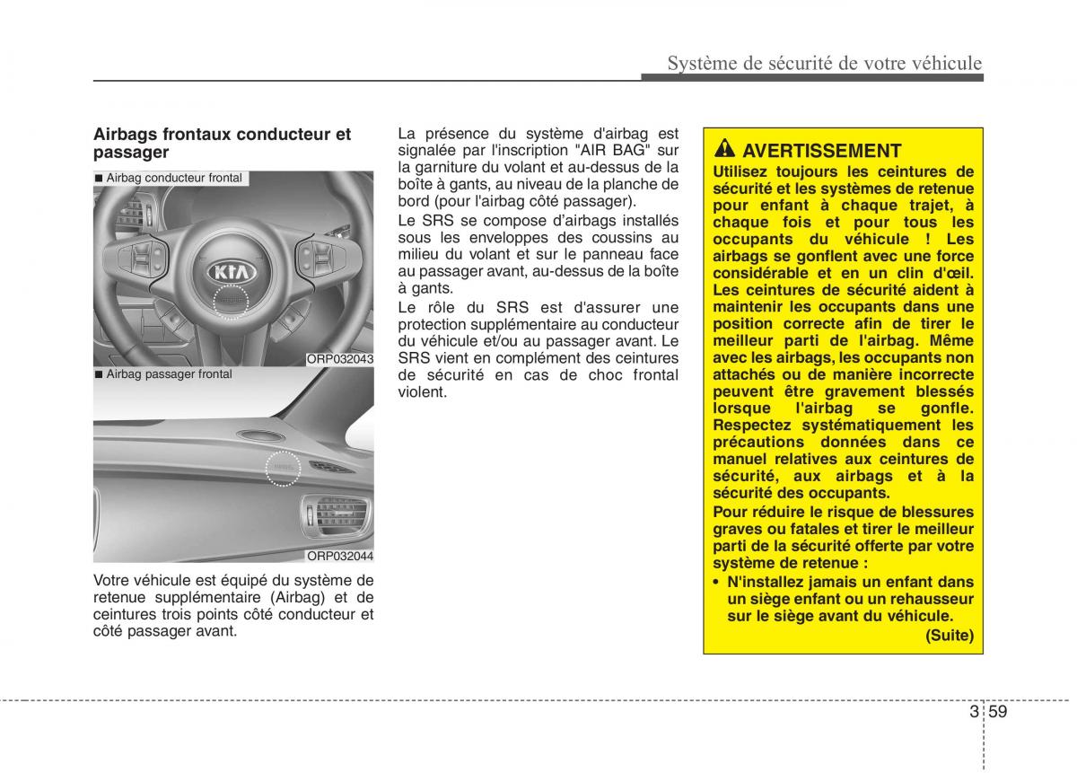 KIA Carens III 3 manuel du proprietaire / page 75