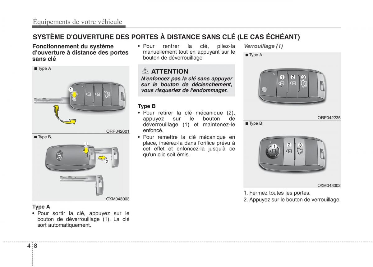 KIA Carens III 3 manuel du proprietaire / page 98