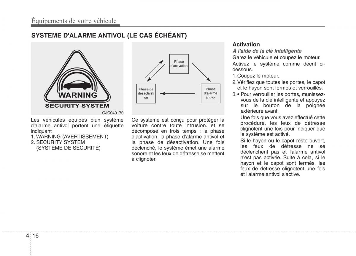 KIA Carens III 3 manuel du proprietaire / page 106