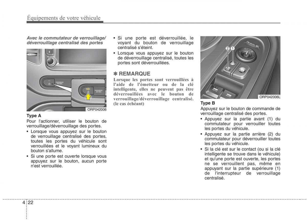 KIA Carens III 3 manuel du proprietaire / page 112