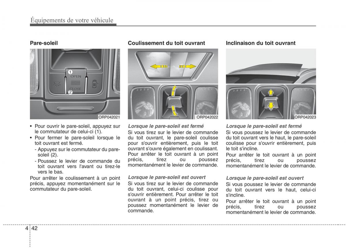 KIA Carens III 3 manuel du proprietaire / page 132