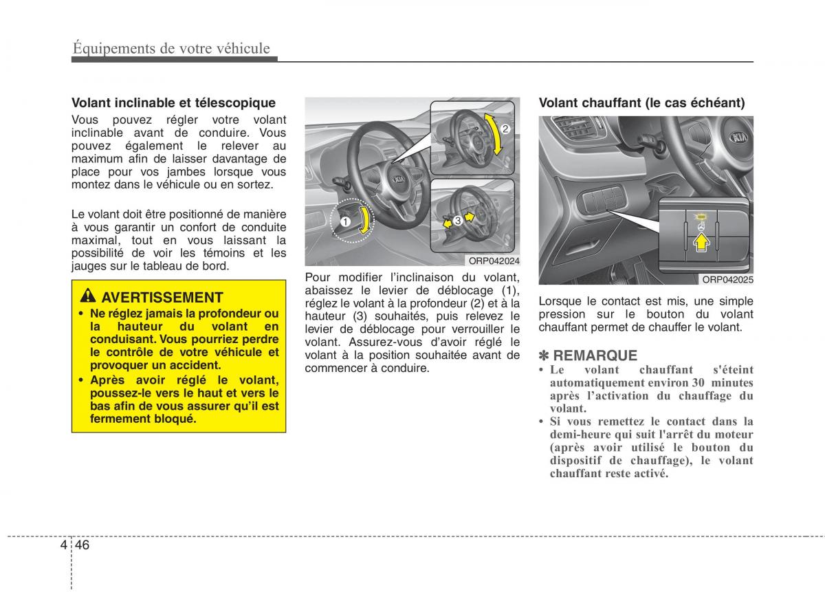 KIA Carens III 3 manuel du proprietaire / page 136