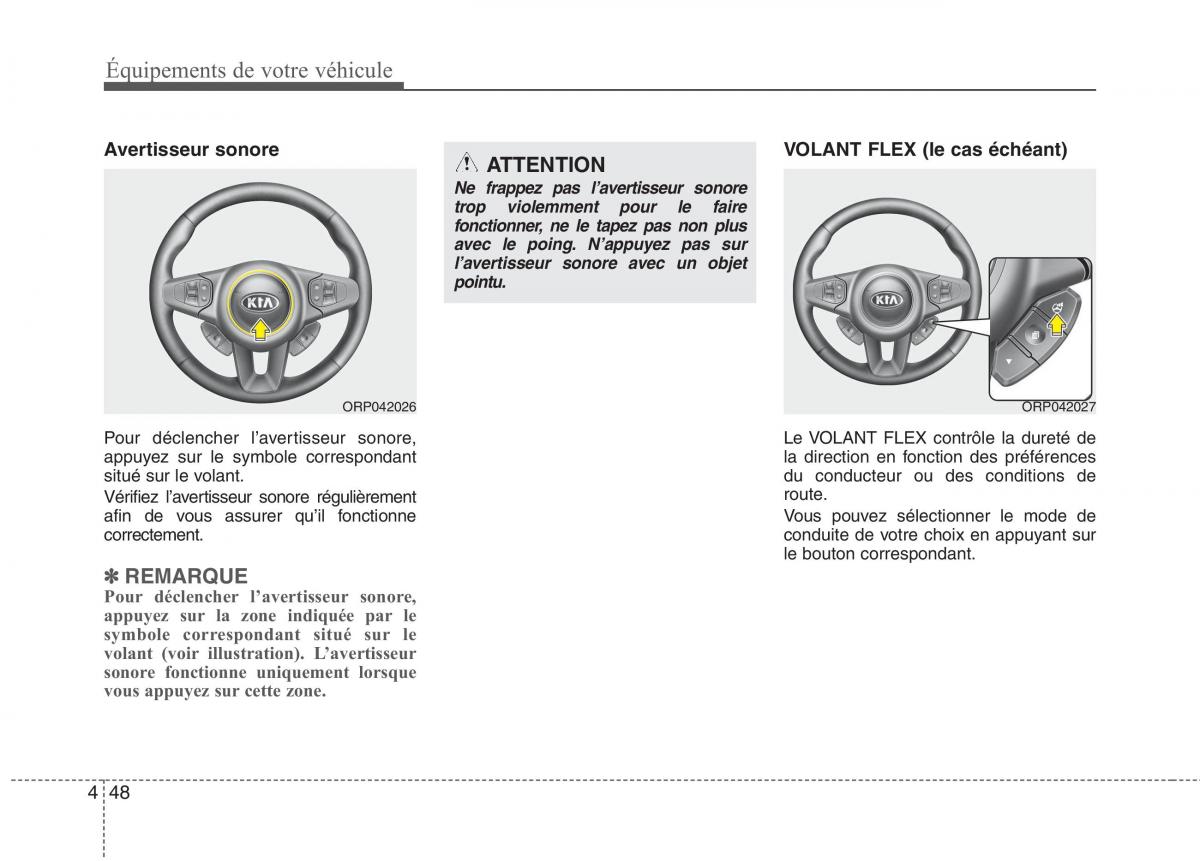 KIA Carens III 3 manuel du proprietaire / page 138