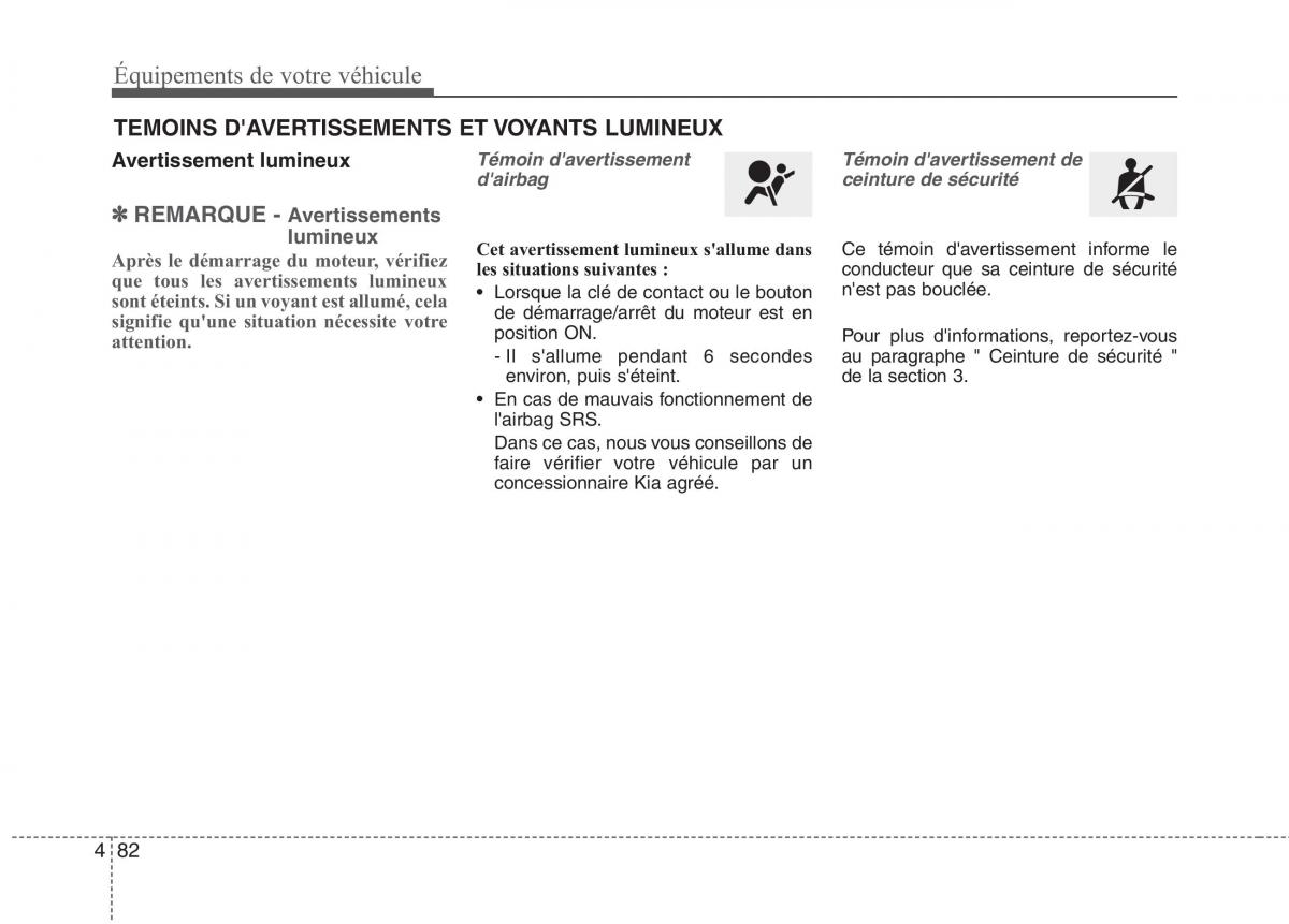 KIA Carens III 3 manuel du proprietaire / page 172