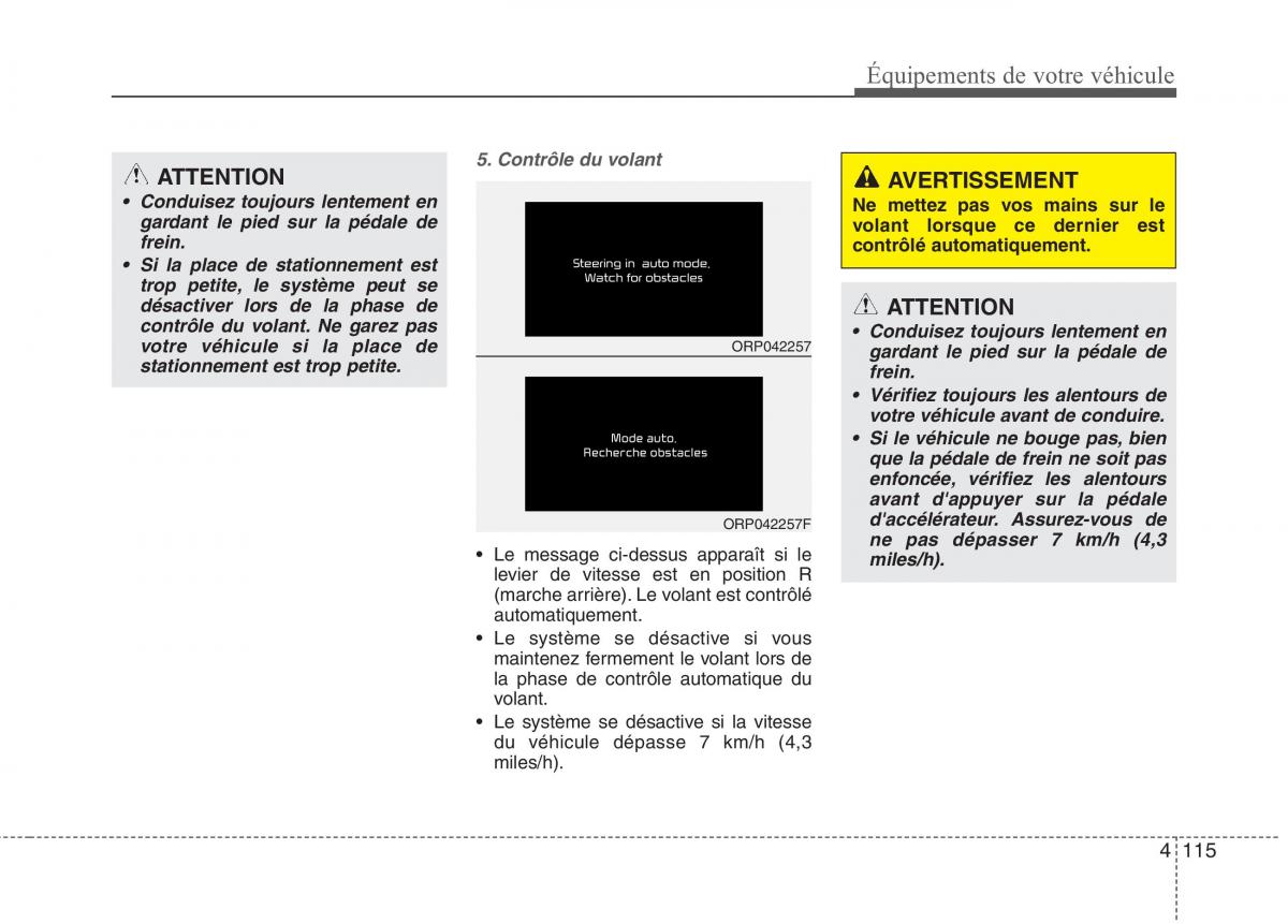 KIA Carens III 3 manuel du proprietaire / page 205