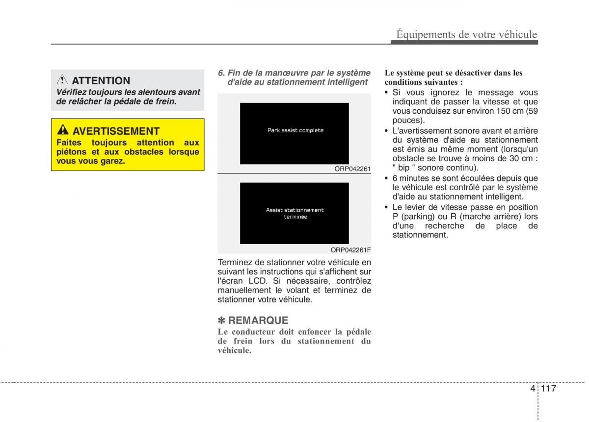 KIA Carens III 3 manuel du proprietaire / page 207