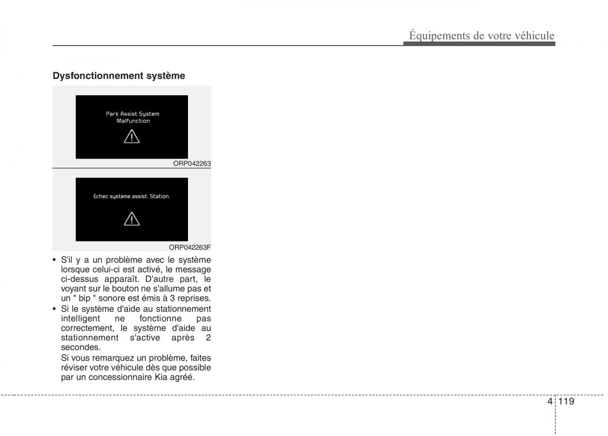 KIA Carens III 3 manuel du proprietaire / page 209