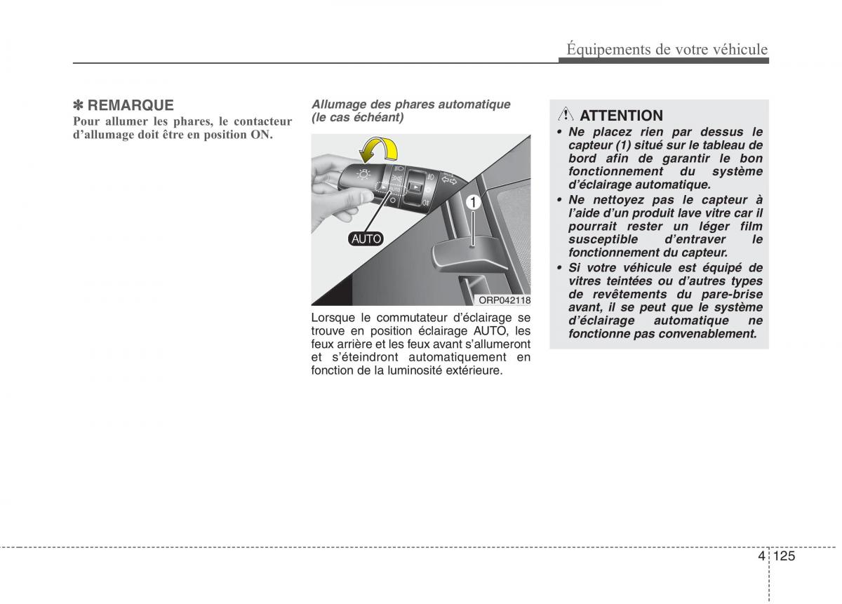 KIA Carens III 3 manuel du proprietaire / page 215