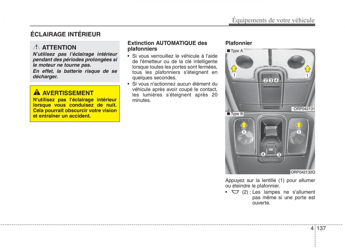 KIA Carens III 3 manuel du proprietaire / page 227