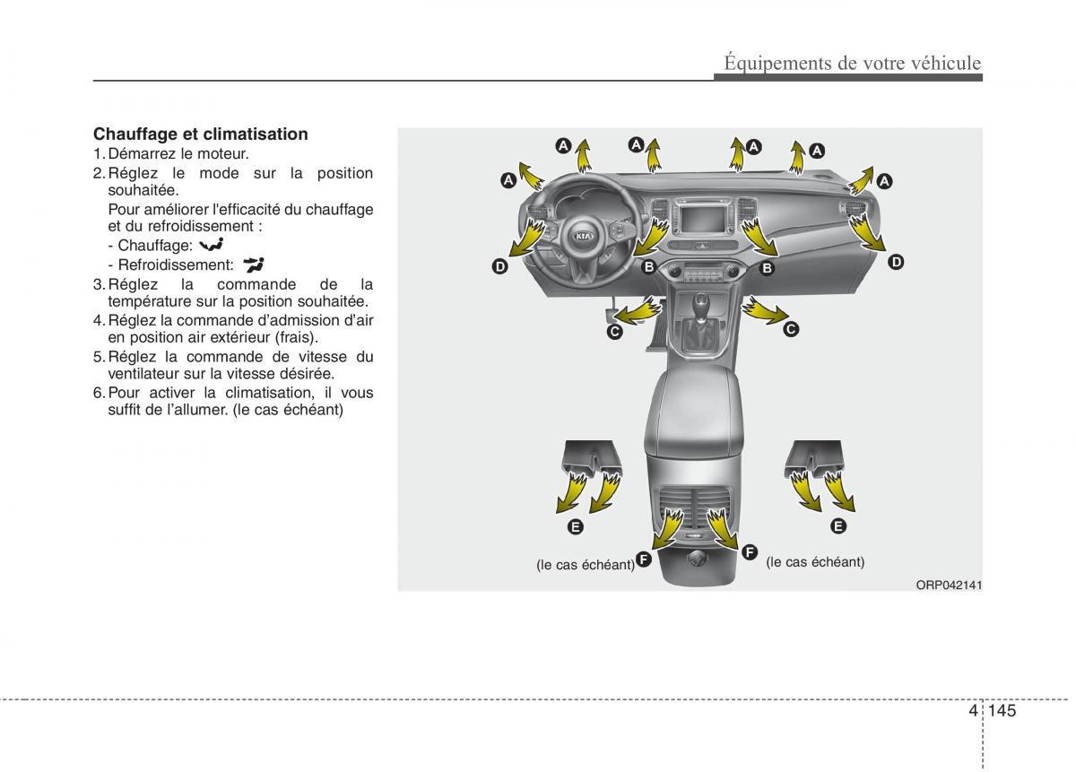 KIA Carens III 3 manuel du proprietaire / page 235