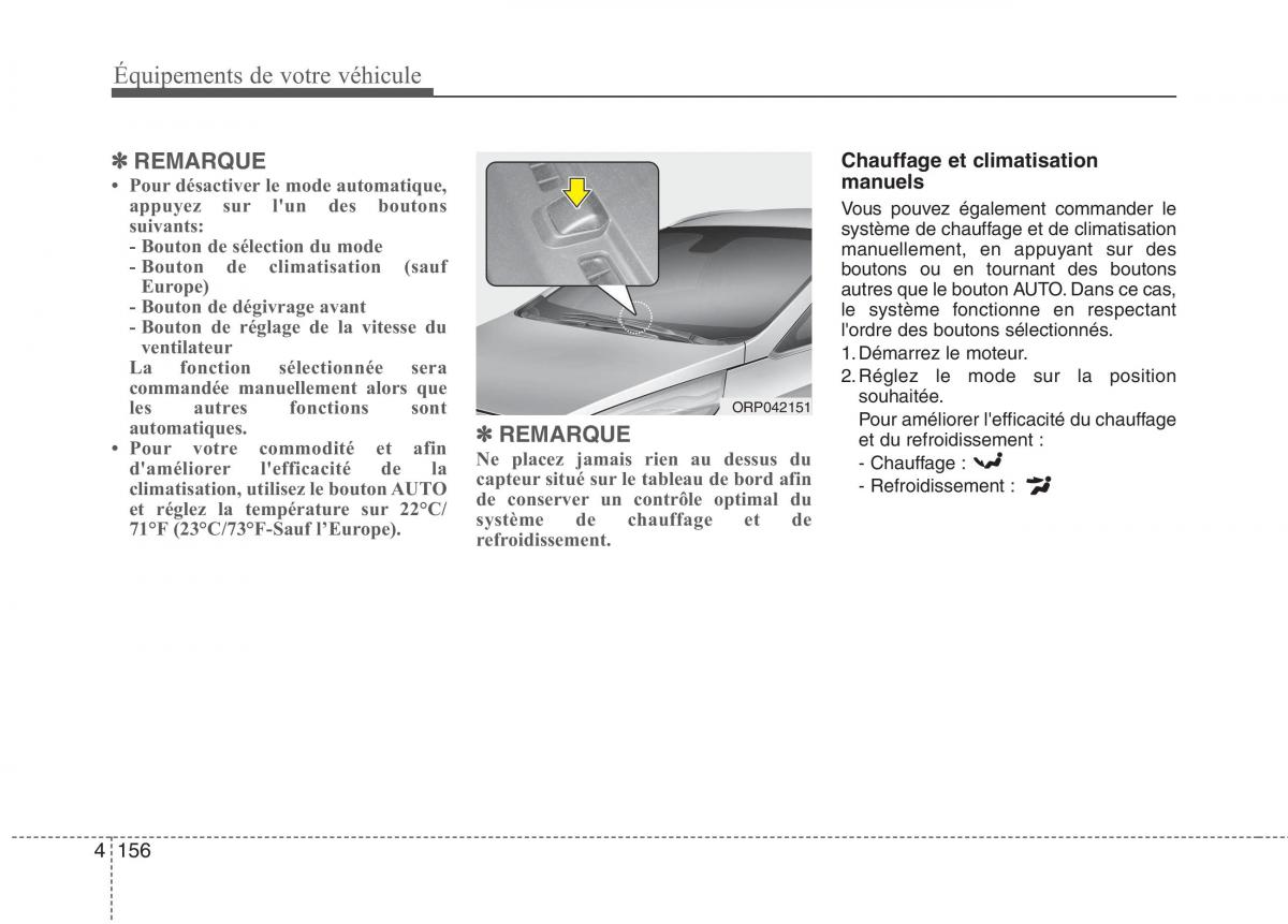 KIA Carens III 3 manuel du proprietaire / page 246