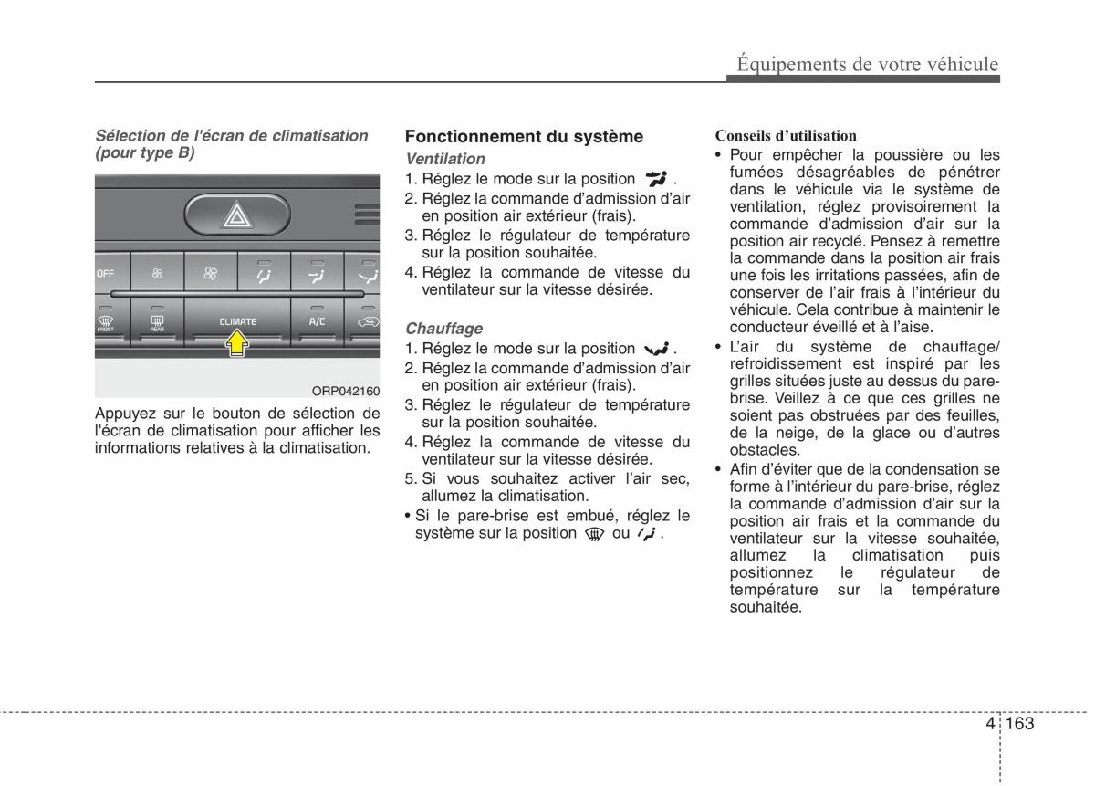 KIA Carens III 3 manuel du proprietaire / page 253