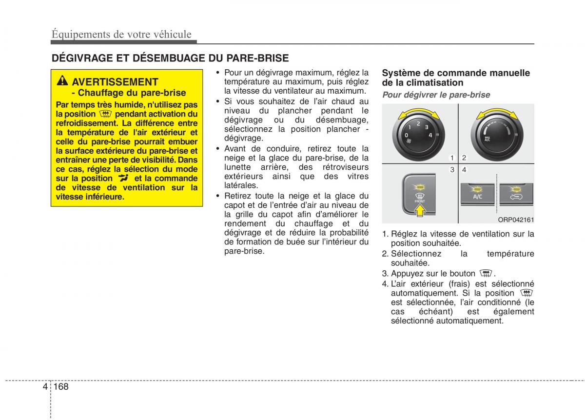 KIA Carens III 3 manuel du proprietaire / page 258