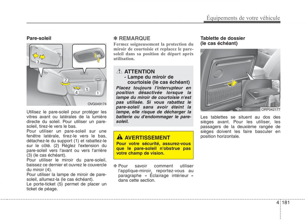 KIA Carens III 3 manuel du proprietaire / page 271