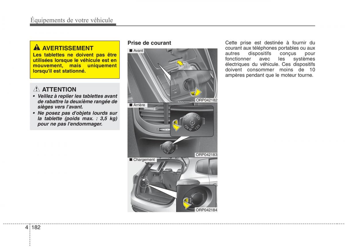 KIA Carens III 3 manuel du proprietaire / page 272