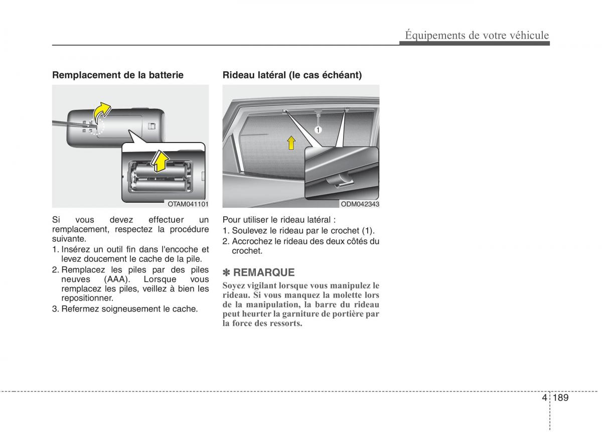 KIA Carens III 3 manuel du proprietaire / page 279