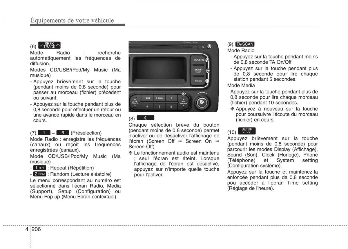 KIA Carens III 3 manuel du proprietaire / page 296