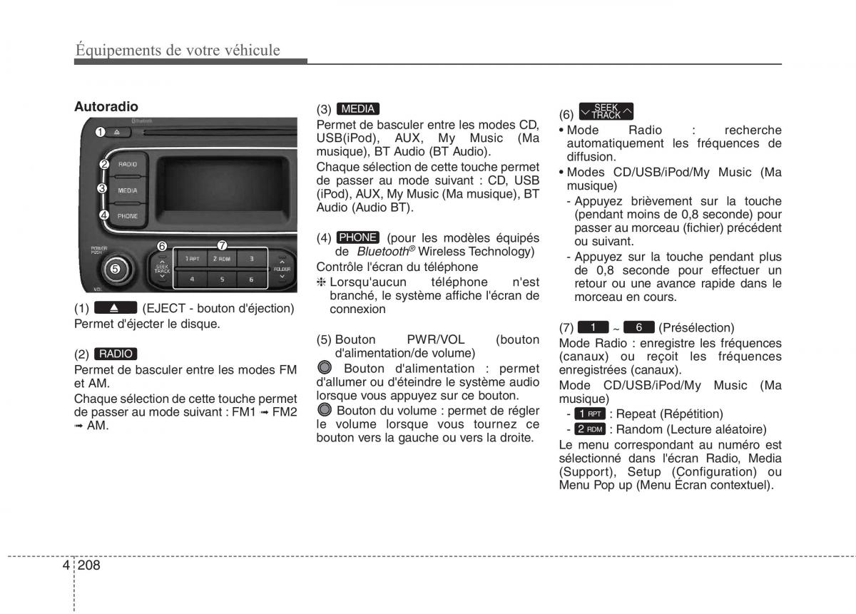 KIA Carens III 3 manuel du proprietaire / page 298