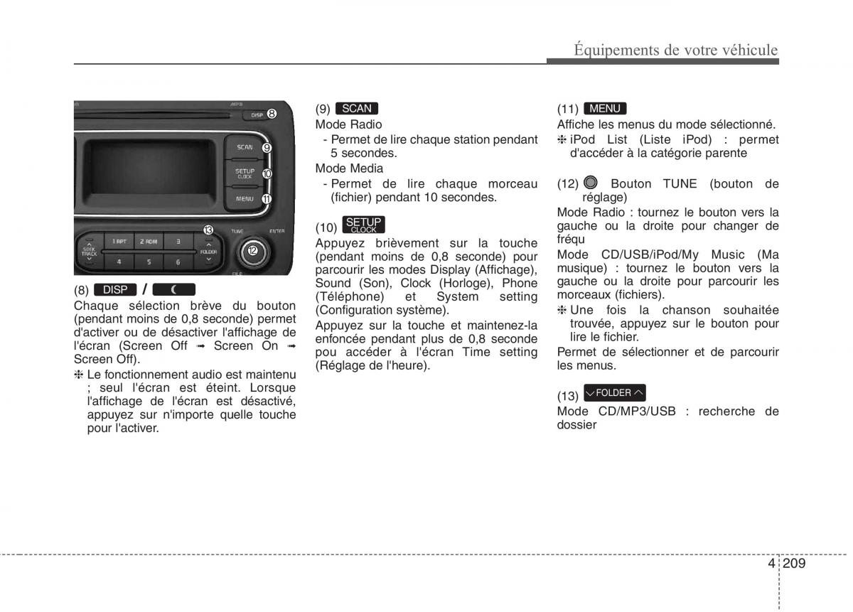 KIA Carens III 3 manuel du proprietaire / page 299