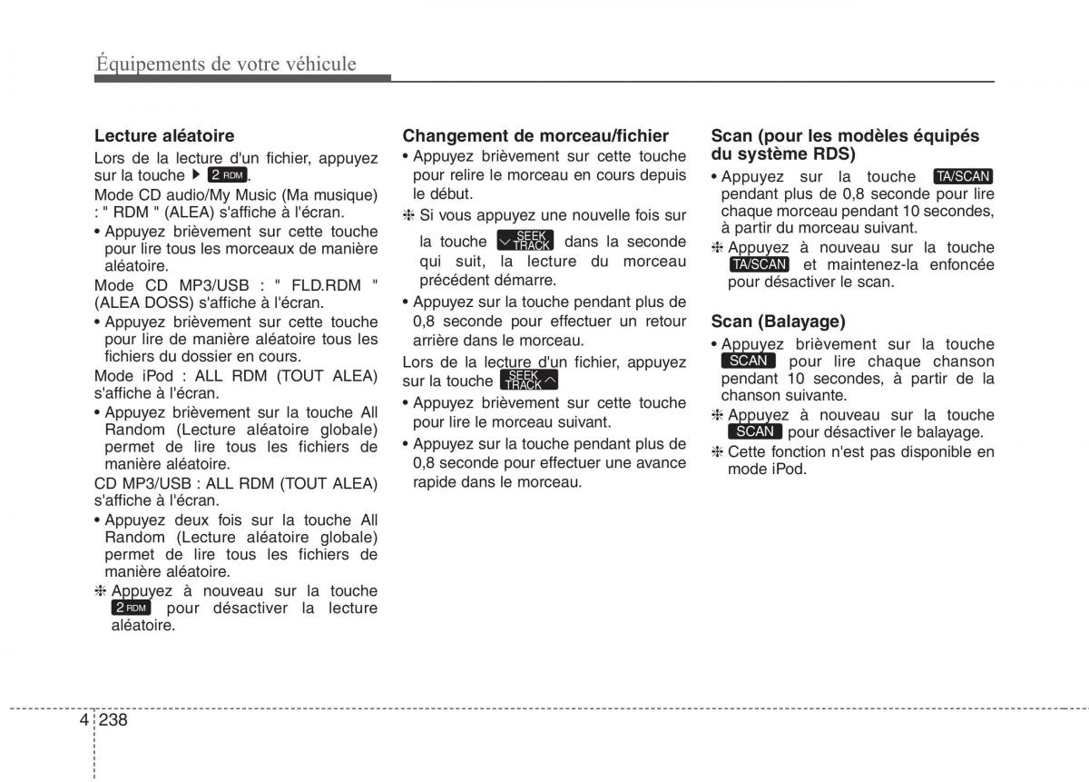 KIA Carens III 3 manuel du proprietaire / page 328