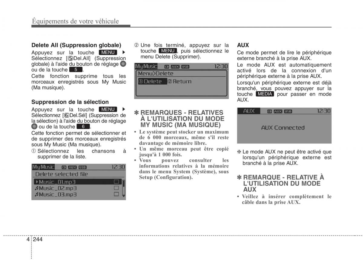 KIA Carens III 3 manuel du proprietaire / page 334