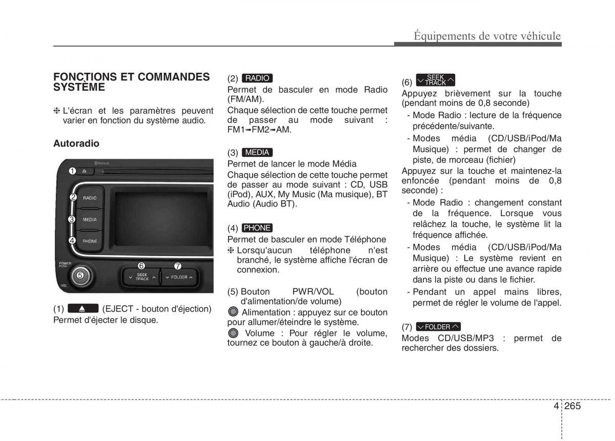 KIA Carens III 3 manuel du proprietaire / page 355