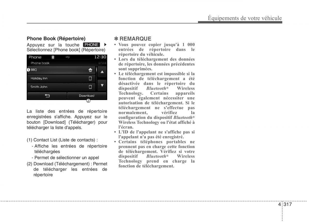 KIA Carens III 3 manuel du proprietaire / page 407