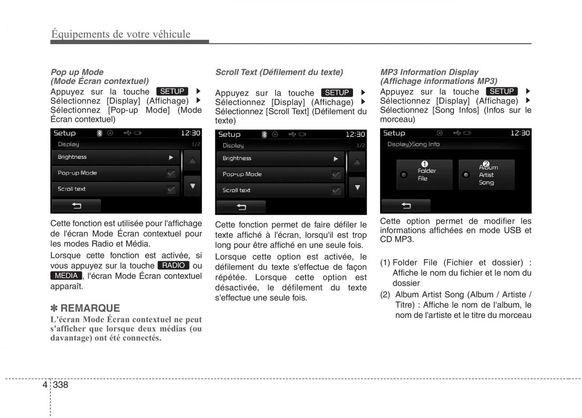 KIA Carens III 3 manuel du proprietaire / page 428