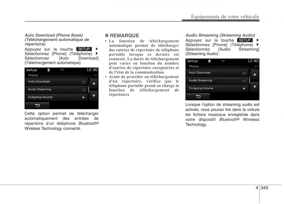 KIA Carens III 3 manuel du proprietaire / page 435