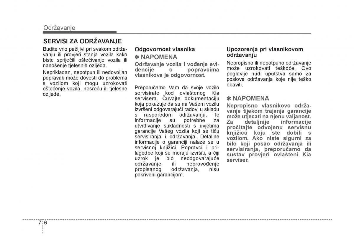 KIA Carens III 3 vlasnicko uputstvo / page 558