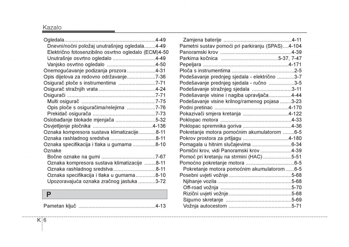 KIA Carens III 3 vlasnicko uputstvo / page 688