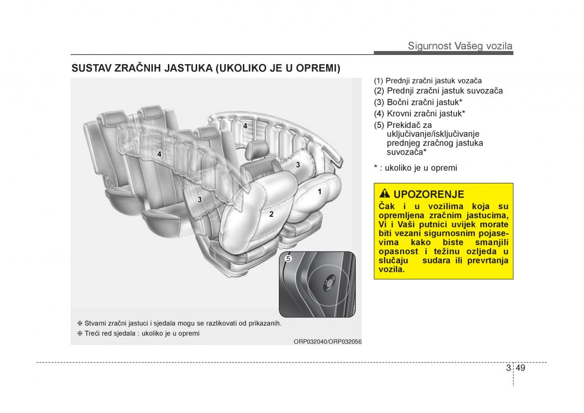 KIA Carens III 3 vlasnicko uputstvo / page 69