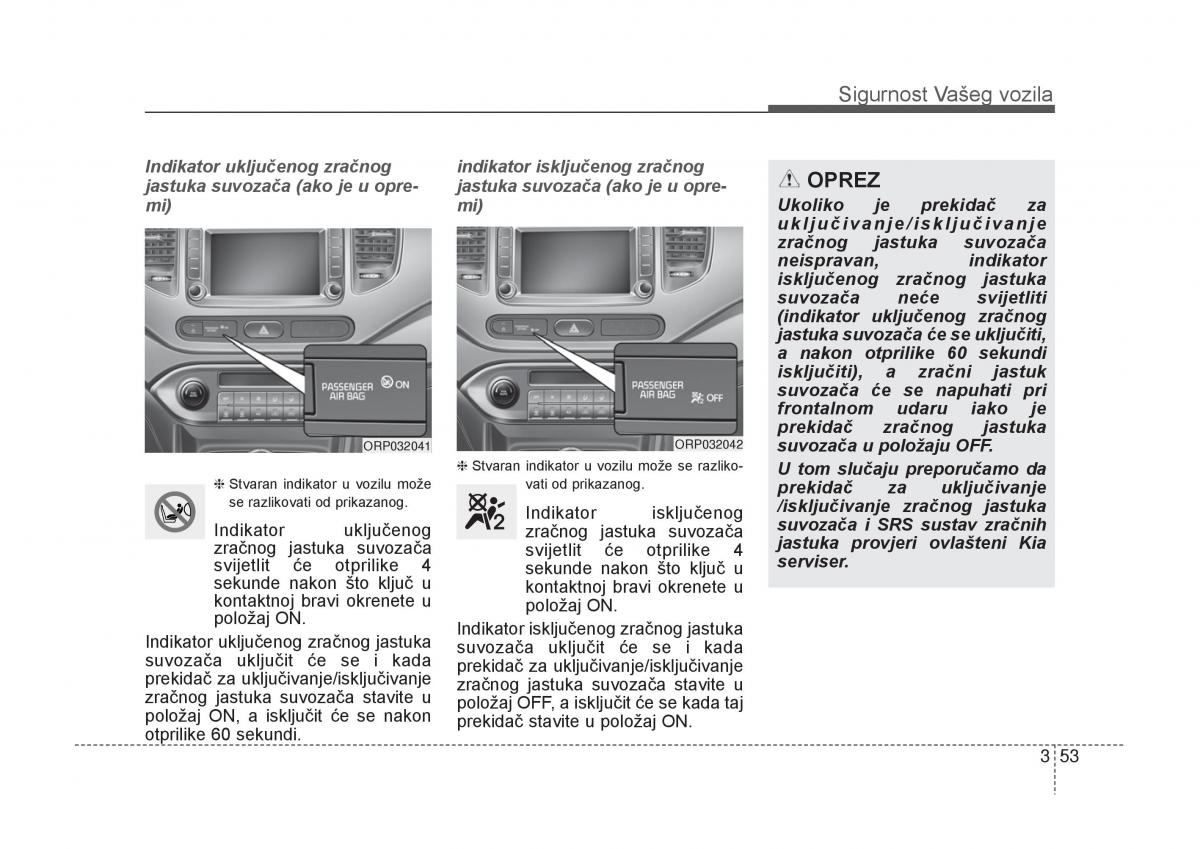 KIA Carens III 3 vlasnicko uputstvo / page 73