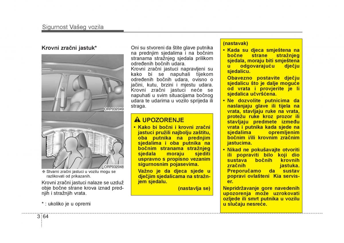 KIA Carens III 3 vlasnicko uputstvo / page 84